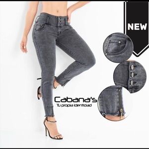 Premium denim CABANA’S Colombian grey jeans.